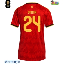Belgia Amadou Onana #24 Hjemmedrakt Dame VM 2026 Kortermet